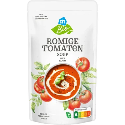 AH Biologisch Romige tomatensoep met room