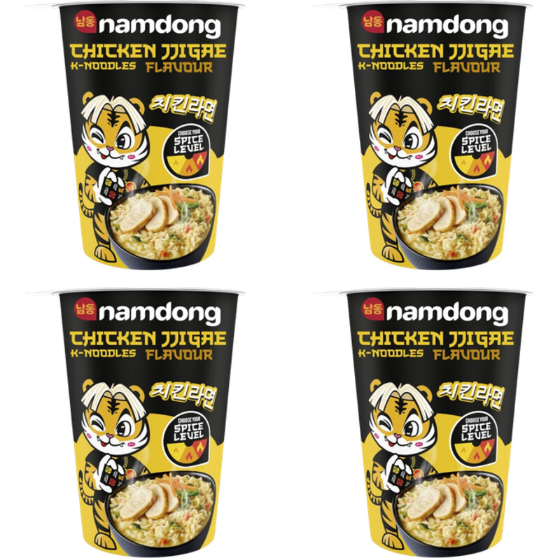 Namdong Chicken jjigae k-noodles 4-pack