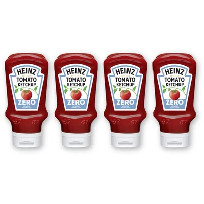 Heinz ketchup zero toegevoegde suikers 4-pack