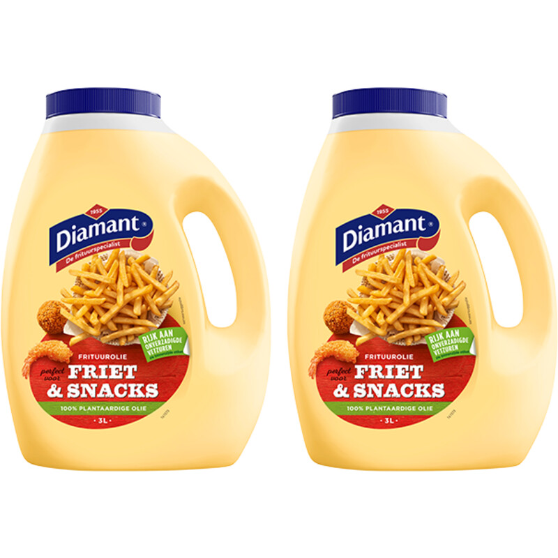 Diamant Friet & snacks frituurolie 2-pack