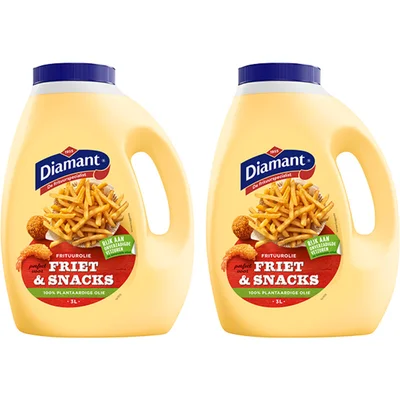 Diamant Friet & snacks frituurolie 2-pack