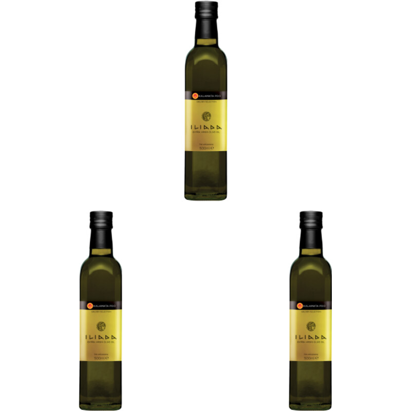 Iliada Kalamata extra vierge olijfolie 3-pack