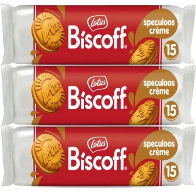 Lotus Biscoff Speculoos crème 3-pack