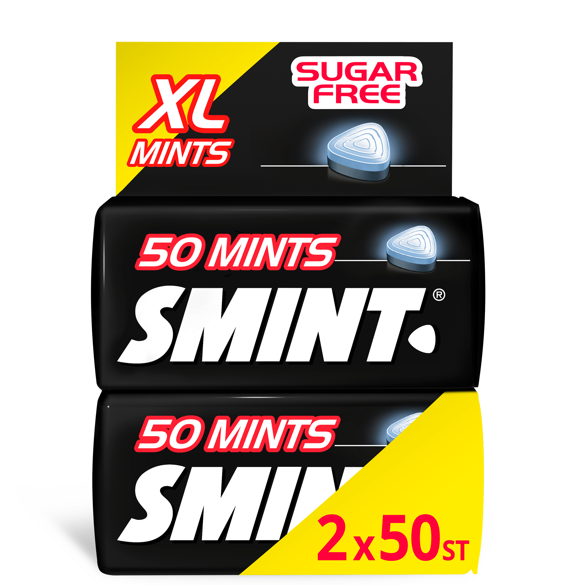 Smint Blackmint XL mints sugarfree 2-pack