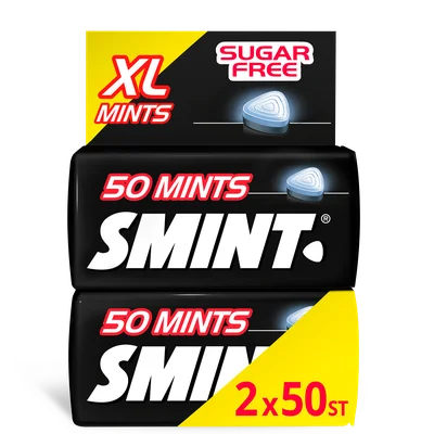Smint Blackmint XL mints sugarfree 2-pack