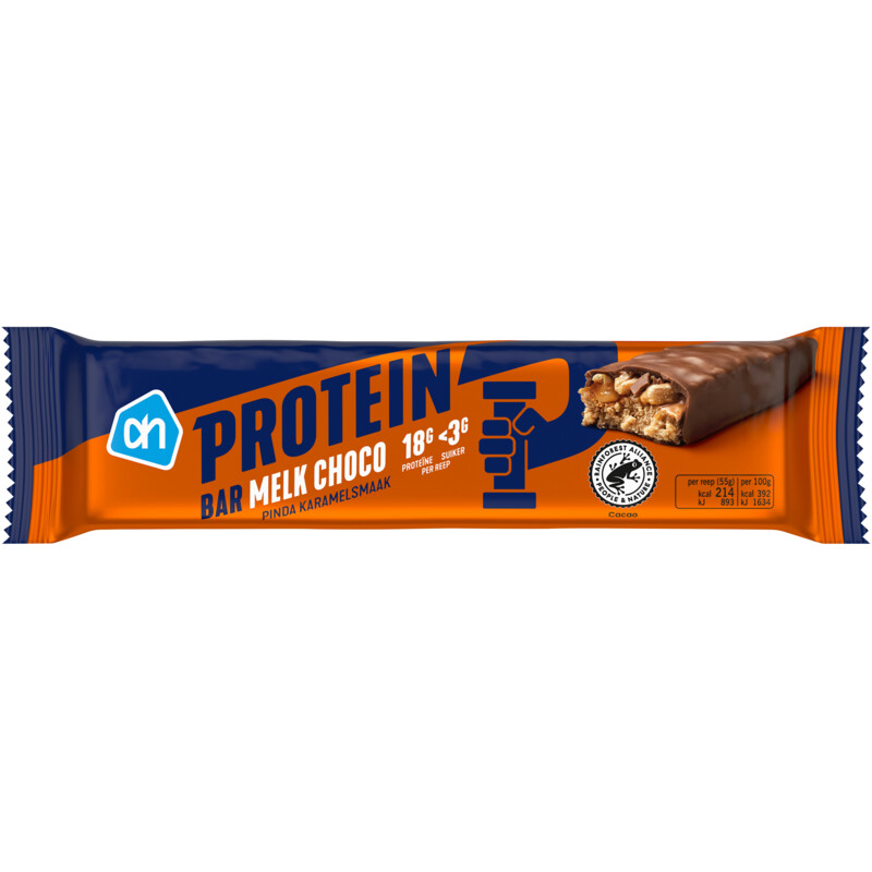 AH Protein bar melk choco pinda karamel