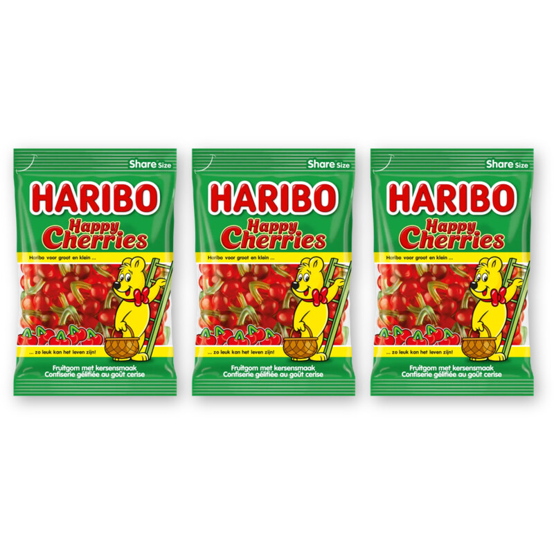 Haribo Happy cherries 3-pack