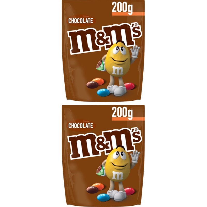 M&M'S Melk chocolade 2-pack