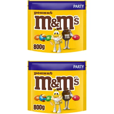 M&M'S Pinda chocolade party 2-pack