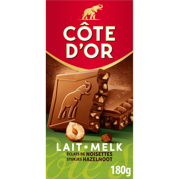 Côte d'Or Chocoladereep melk stukjes hazelnoot