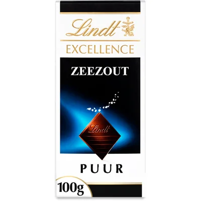 Lindt Excellence zeezout pure chocolade