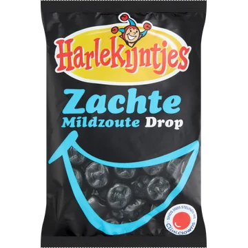Harlekijntjes Zachte mildzoute drop