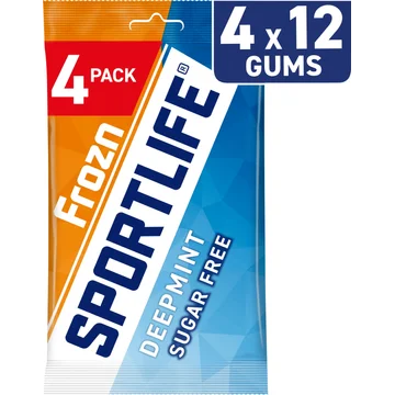 Sportlife Frozn deepmint sugar free gums 4-pack