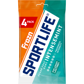 Sportlife Frozn intensemint sugar free gums 4-pack