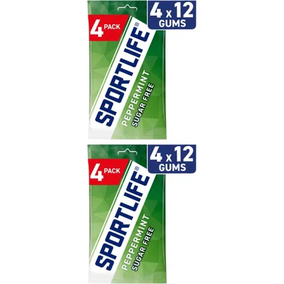 Sportlife Peppermint sugar free gums 8-pack