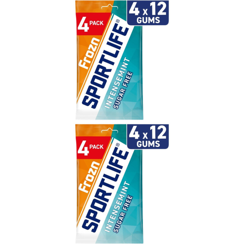 Sportlife Frozn intensemint sugar free gums 8-pack