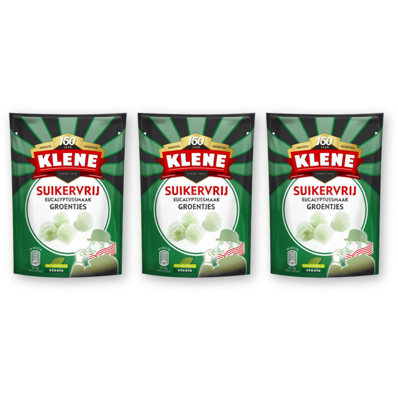 Klene Suikervrij groentjes 3-pack