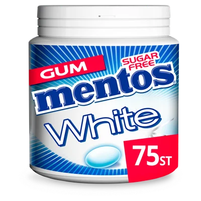 Mentos Gum White cool mint