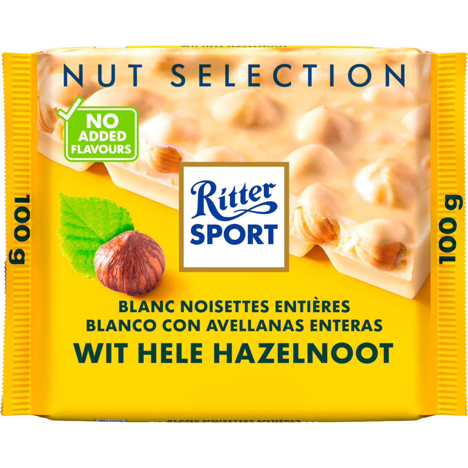 Ritter Sport Wit hele hazelnoot