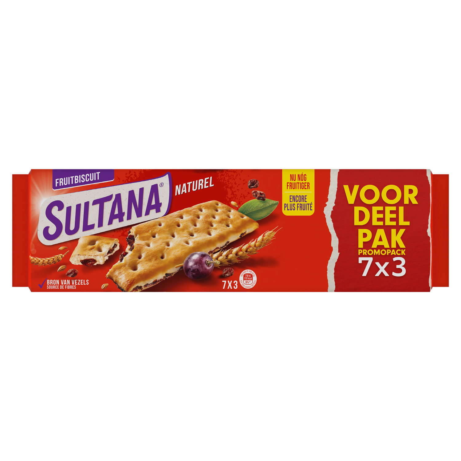 Sultana Fruitbiscuit naturel voordeelpak