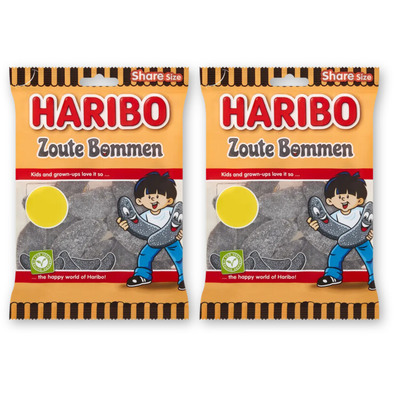 Haribo Zoute Bommen 2-pack