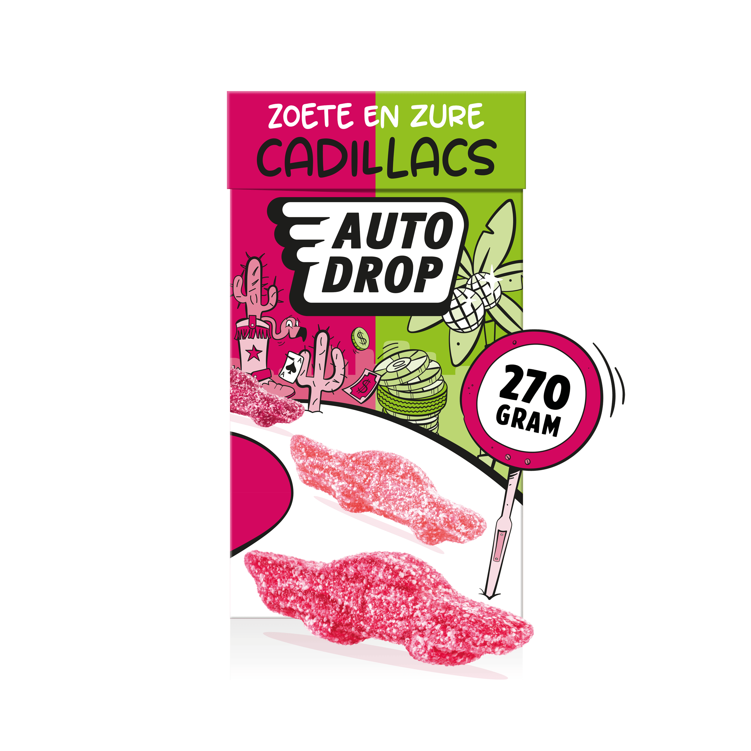 Autodrop Zoete & zure cadillacs