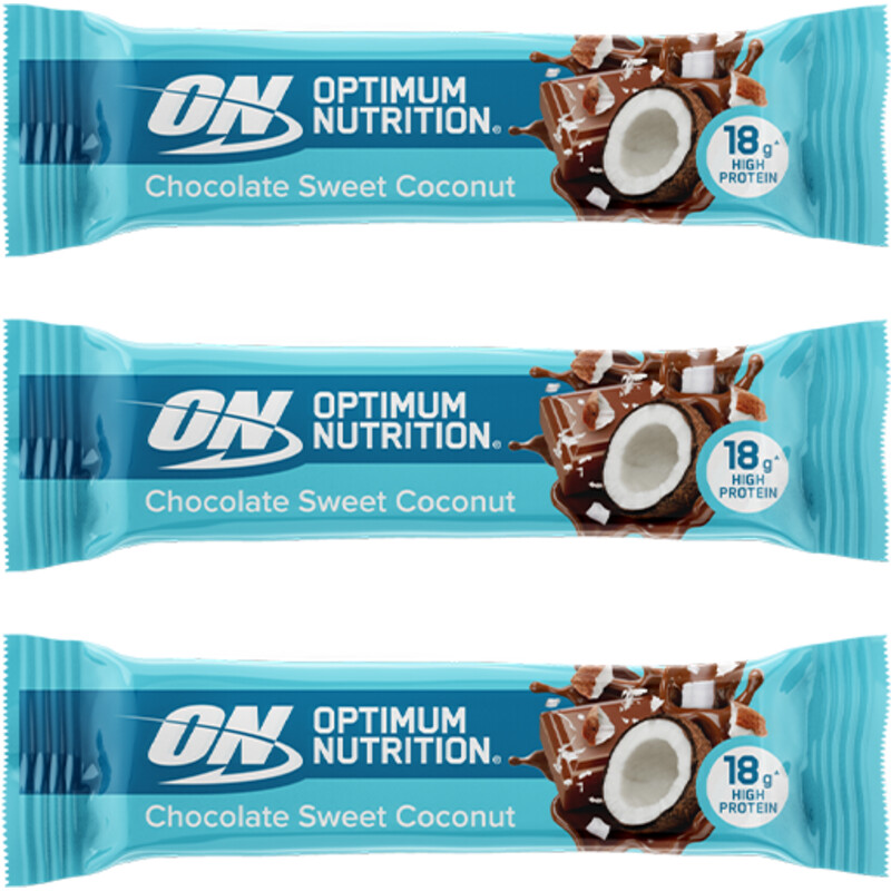 Optimum Nutrition Chocolate sweet coconut bar 3-pack