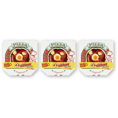 Look-O-Look Mini candy pizza 3-pack