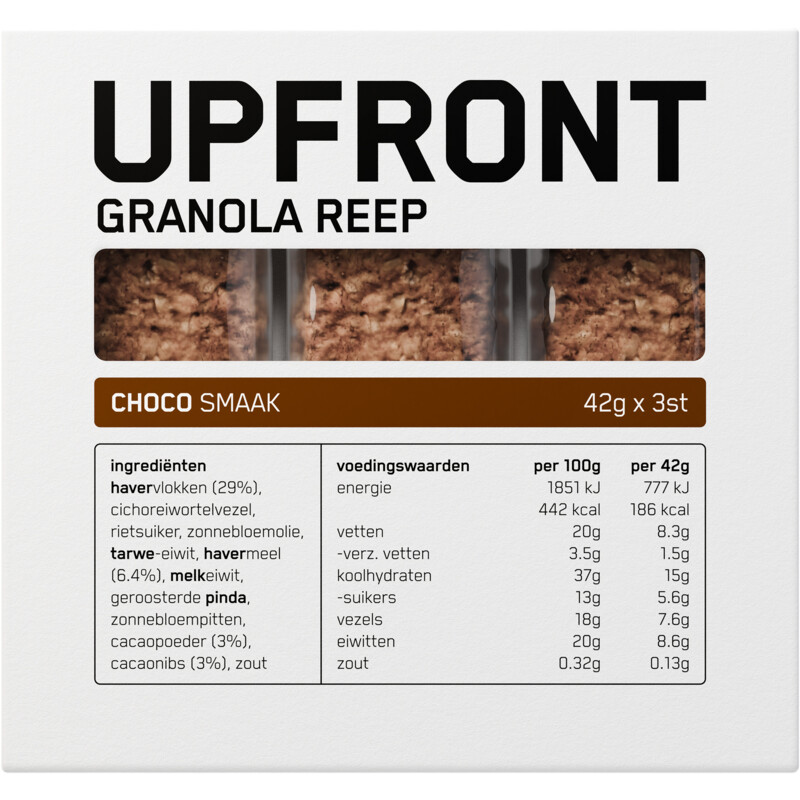 Upfront Granola reep choco smaak