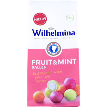 Wilhelmina Fruit & mint ballen
