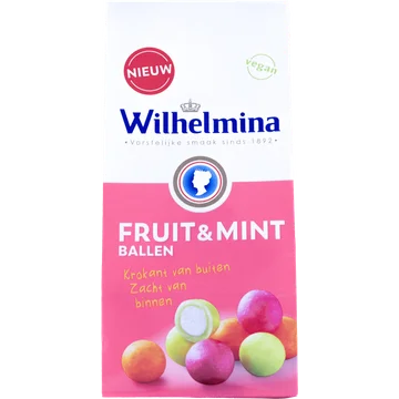 Wilhelmina Fruit & mint ballen
