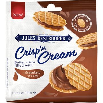 Jules Destrooper Crisp n cream chocolade