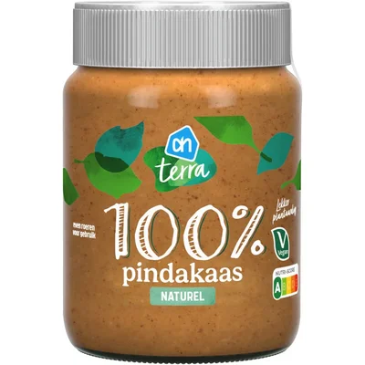 AH Terra Plantaardig 100% pindakaas naturel