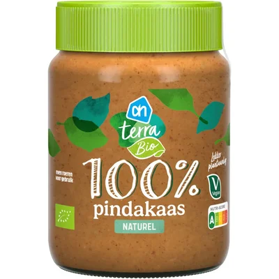 AH Terra Plantaardig biologisch 100% pindakaas