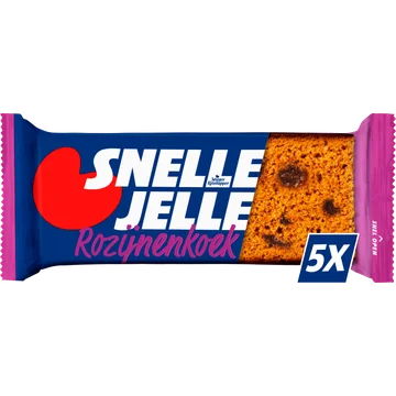 Snelle Jelle Kruidkoek rozijn 5-pack