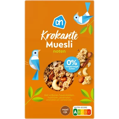 AH Krokante muesli noten 0% suiker
