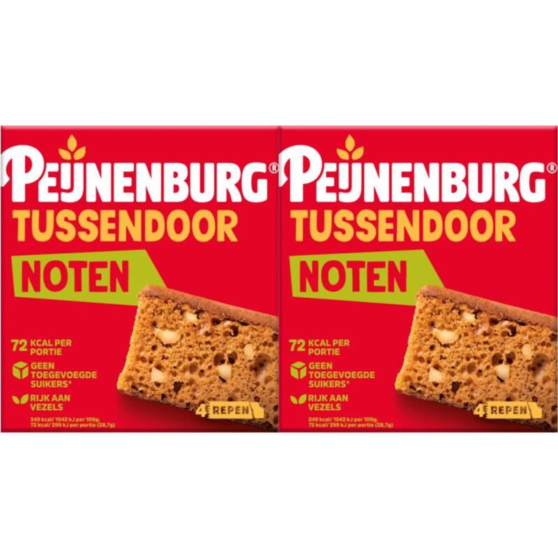 Peijnenburg Tussendoor noten 2-pack