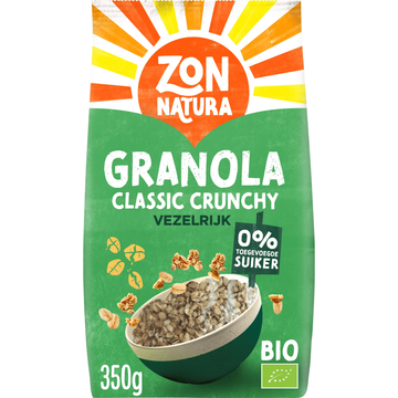 Zonnatura Granola classic crunchy vezelrijk