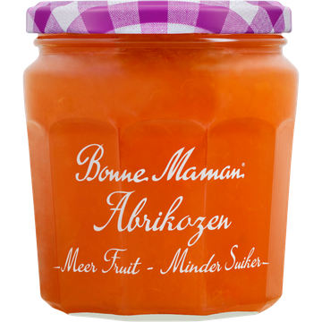 Bonne Maman Abrikozen meer fruit minder suiker
