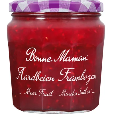 Bonne Maman Aardbeien frambozen minder suiker