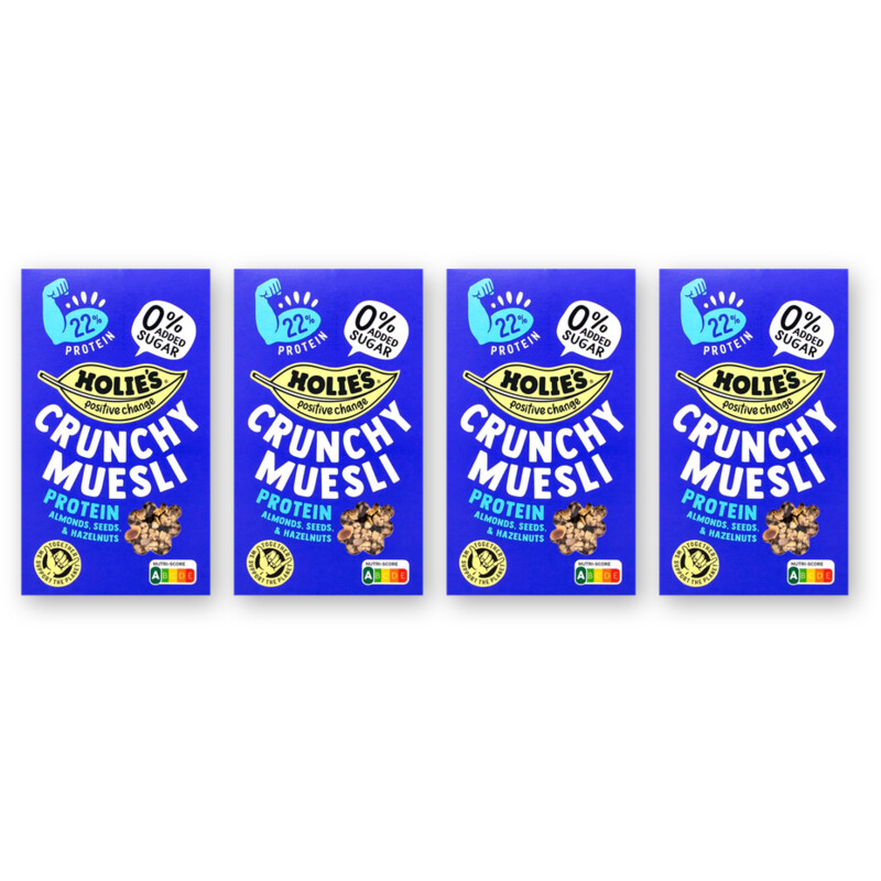 Holie's Crunchy muesli protein 4-pack