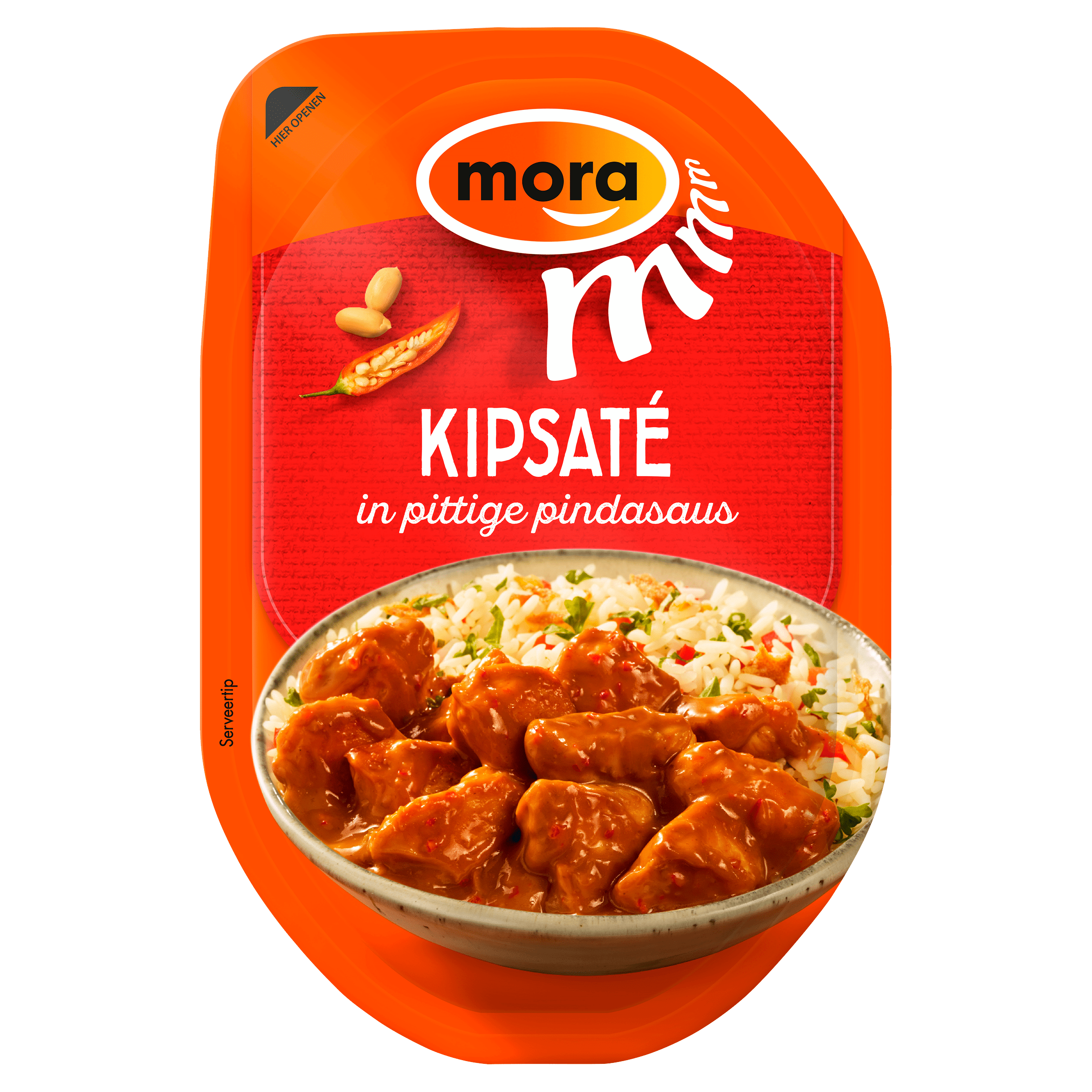 Mora Kipsaté pittige pindasaus