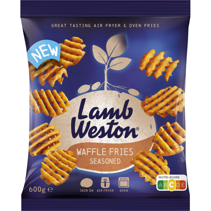 LambWeston Waffle fries seasoned