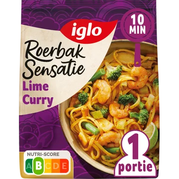 Iglo Roerbak sensatie lime curry