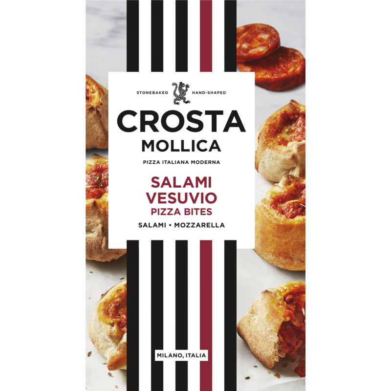 Crosta Mollica Pizza bites salami vesuvio