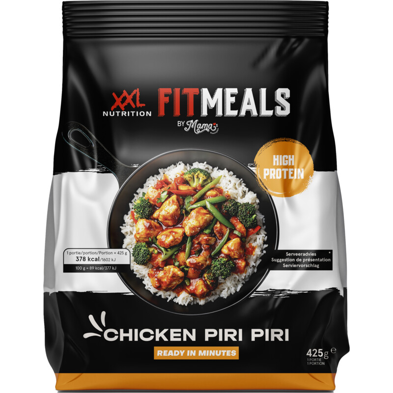 Fitmeals XXL nutrition chicken piri piri