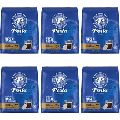 Perla Huisblends Decaf koffiepads 6-pack