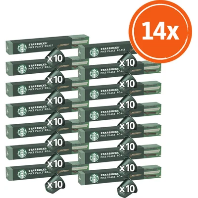 Starbucks Nespresso pike place lungo caps 14-pack