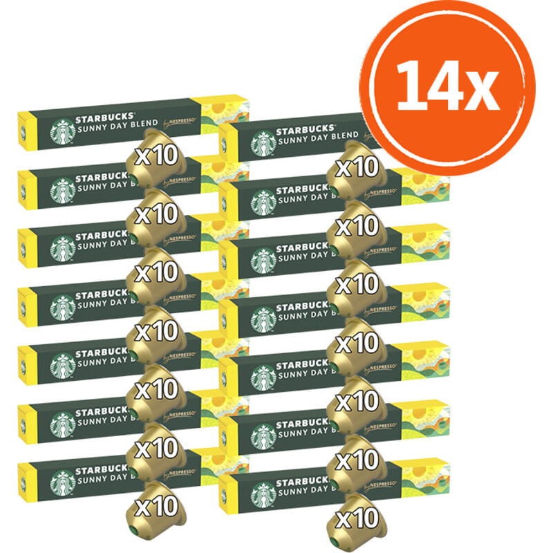 Starbucks Nespresso sunny day blend caps 14-pack