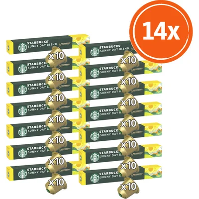 Starbucks Nespresso sunny day blend caps 14-pack